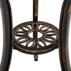 Yaheetech 3 Piece Outdoor Bistro Table Set -Furniture GUEST d120db40 039b 478b 9ca5 fe6517b18a18