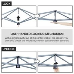Yaheetech 8x8ft Pop-up Canopy Instant Tent -Furniture GUEST d13cff27 875c 428d a1d2 294072811122
