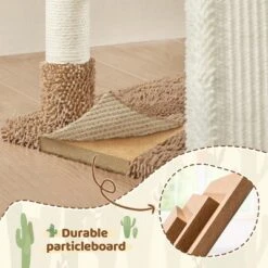 Yaheetech 42″ Height Cactus Cat Tree With Platform, Condo, Basket, Scratching Posts, Board & Hanging Ball -Furniture GUEST d2505177 6408 432f 9ee5 8fe45ec0e815