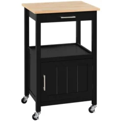 Yaheetech Rolling Kitchen Island Trolley Cart With Open Shelf And Storage Cabinet 16 Yaheetech Rolling Kitchen Island Trolley Cart With Open Shelf And Storage Cabinet -Furniture GUEST d2cc0bd5 3030 4445 9652 c6f2fa0ceb77
