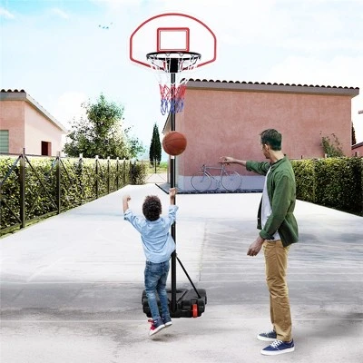 Yaheetech 1.9-2.5M Height-Adjustable Basketball Hoop System 1 Yaheetech 1.9-2.5M Height-Adjustable Basketball Hoop System