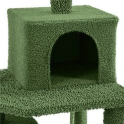 Yaheetech 62.5" H Cat Tree Cat Tower With Natural Sisal For Small- To Medium-sized Cats Green/Brown -Furniture GUEST d40f7aa0 bde1 4741 8725 0528255e6eeb
