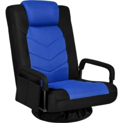Yaheetech Adjustable Swivel Gaming Chair Reclining Sofa Chair With Armrests And Adjustable Backrest -Furniture GUEST d5735cab 8998 4752 8632 5d85416e4865