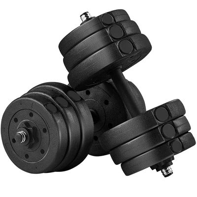 Yaheetech Adjustable Dumbbell Weight Set For Home Gym, Black 6 Yaheetech Adjustable Dumbbell Weight Set For Home Gym, Black - Image 6