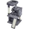 Yaheetech 36"H Cat Tree House With 2 Condos For Small Cats Kittens