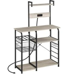Yaheetech 4-Tier 55" Kitchen Baker's Rack With Power Outlet -Furniture GUEST d695c0ac d2f5 4720 82c4 59d43b2568d3