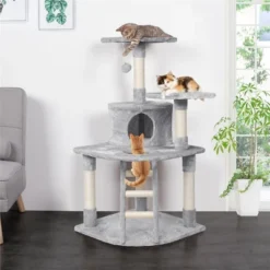 Yaheetech 3-Level Cat Tower With Scratching Post