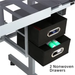 Yaheetech Adjustable Drafting Drawing Craft Table Black -Furniture GUEST d89a5270 d3a0 4edd b410 493a4f8f1b72