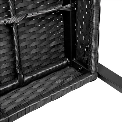 Yaheetech 3 Piece Patio Set Modern PE Bistro Furniture Conversation Sets 7 Yaheetech 3 Piece Patio Set Modern PE Bistro Furniture Conversation Sets - Image 7