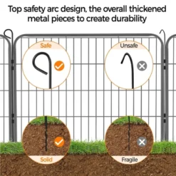 Yaheetech 8-Panel Metal Dog Playpen Fence For Outdoor Indoor 15 Yaheetech 8-Panel Metal Dog Playpen Fence For Outdoor Indoor -Furniture GUEST d95765e3 0576 4102 8883 27982ee25f0e