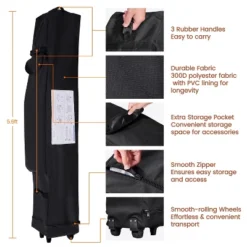 Yaheetech Portable 10 X 10 Ft. Pop-up Canopy Tent With 3 Sidewalls And Adjustable Awning -Furniture GUEST dc246a84 31a2 4606 8270 988d70d8d68e