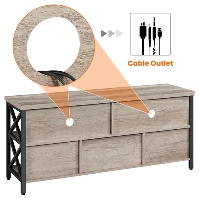 Yaheetech TV Stand For TVs Up To 65 Inch With Storage Compartments 5 Yaheetech TV Stand For TVs Up To 65 Inch With Storage Compartments - Image 5