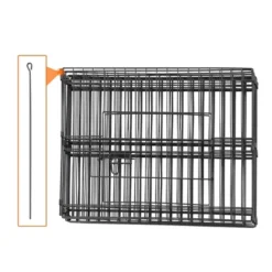 Yaheetech 24"H 8-Panel Metal Dog Playpen For Puppy -Furniture GUEST dd5be6ee 3a9b 47ee 9e5a c08a349599c2