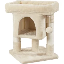 Yaheetech 23.5" Small Cat Tree Condo With Plush Perch -Furniture GUEST ddf2d736 e53d 437b a531 bb12e89fbd92