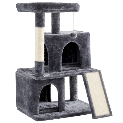Yaheetech 42"H Cat Tree House With 2 Condos For Small Cats Kittens 8 Yaheetech 42"H Cat Tree House With 2 Condos For Small Cats Kittens - Image 8