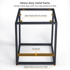 Yaheetech 24" H Backless Upholstered Bar Stools Set Of 2 For Kitchen Counter 13 Yaheetech 24" H Backless Upholstered Bar Stools Set Of 2 For Kitchen Counter -Furniture GUEST def8ab21 e77f 4240 ba2f 4219799c3e1c