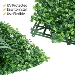 Yaheetech 20" X 20" Artificial Boxwood Hedge Panel Green -Furniture GUEST e09aedab d94d 4c57 aa36 b64438f1a3e7