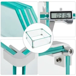 Yaheetech 15'' Wind Guard Fence Square Tempered Glass Shield For Outdoor Fire Pit Table 6 Yaheetech 15'' Wind Guard Fence Square Tempered Glass Shield For Outdoor Fire Pit Table -Furniture GUEST e18508f9 cd08 444d 8f15 a936fcb4bcdd