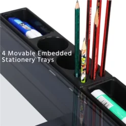 Yaheetech Adjustable Drafting Drawing Craft Table Black -Furniture GUEST e18ef1ec 7eb9 4f74 9680 9aa30bbd7034