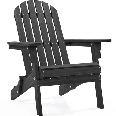 Yaheetech Folding Adirondack Chair Solid Wood Garden Chair Weather Resistant 11 Yaheetech Folding Adirondack Chair Solid Wood Garden Chair Weather Resistant - Image 11