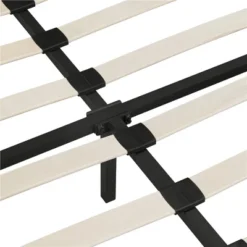 Yaheetech Upholstered Faux Leather Bed Frame With Adjustable Headboard -Furniture GUEST e2e7e1a1 8754 4a77 8762 39fce7a12799