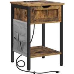 Yaheetech Storage End Table With Charging Station -Furniture GUEST e5885004 6fd7 4221 b13c 40974beec594