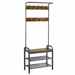Yaheetech 72" H Industrial Hall Tree With Shoe Storage -Furniture GUEST e5dbedfd 1074 4dc9 9a4e ff56ceeece27
