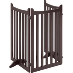 Yaheetech 3-Panel Wooden Pet Gate Pet Barrier For Doorway, Stairs -Furniture GUEST e8443169 adc3 43b7 a3d3 acc4bfd758c5