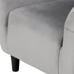 Yaheetech Fabric Upholstered Accent/Barrel Chair And Ottoman Set For Living Room -Furniture GUEST ecb7ee55 7bdf 4508 95ae 4491a8cddbc6