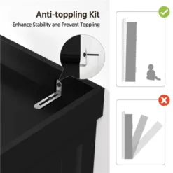 Yaheetech 72.5" H Kitchen Pantry Cabinet With Adjustable Shelves For Kitchen, Dining Room 11 Yaheetech 72.5" H Kitchen Pantry Cabinet With Adjustable Shelves For Kitchen, Dining Room -Furniture GUEST ed22e1b0 1cb8 41c8 b64b e8fffde304a7