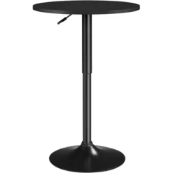 Yaheetech Adjustable Pub Round Table Counter Height Bistro Table W/ 360° Swivel MDF Tabletop 19 Yaheetech Adjustable Pub Round Table Counter Height Bistro Table W/ 360° Swivel MDF Tabletop -Furniture GUEST ee486a70 6edb 445c 9399 9d9e387d0b4a