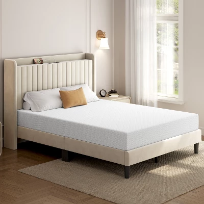 Yaheetech 8" Gel Memory Foam Mattress With Green Tea Scent, Cooling Tech, 3 Foam Layers 9 Yaheetech 8" Gel Memory Foam Mattress With Green Tea Scent, Cooling Tech, 3 Foam Layers - Image 9