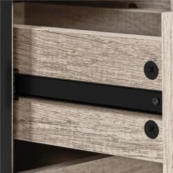 Yaheetech 3 Drawer Side Table With Sturdy Metal Frame, Gray -Furniture GUEST f1042715 d431 4070 934e be540d43bf27