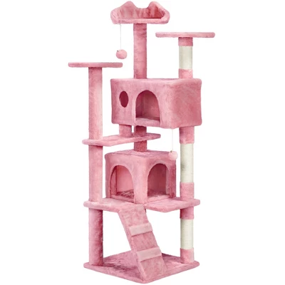 Yaheetech 61.5"H Cat Tree With 2 Condos For Kittens Small Cats 11 Yaheetech 61.5"H Cat Tree With 2 Condos For Kittens Small Cats - Image 11