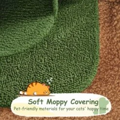 Yaheetech 52.5inch Cactus Cat Treewith Natural Sisal, Green/Brown -Furniture GUEST f30cdc42 c765 4843 91bc 42c98b53ce27