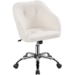 Yaheetech Velvet Desk Chair For Home Office, Soft Height Adjustable 360° Swivel Computer Chair 21 Yaheetech Velvet Desk Chair For Home Office, Soft Height Adjustable 360° Swivel Computer Chair -Furniture GUEST f3bef49b 9101 4b31 8152 6dab66ce13fe
