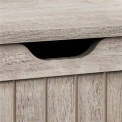 Yaheetech Narrow Sofa Side Table With Charging Station, Gray -Furniture GUEST f5913483 55f2 4e4e a070 011767bb6d8b