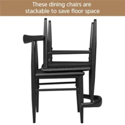 Yaheetech Set Of 2 Modern Dining Chairs Armless Chairs With Metal Legs -Furniture GUEST f5e0405d a8f2 49c5 a675 c6fcc63ae9bf