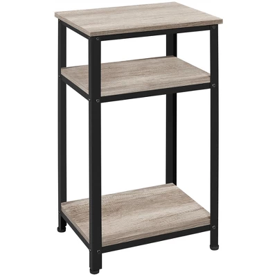 Yaheetech Tall End Table Accent Table, 30 In Industrial Side Table With Strong Wooden Shelves 7 Yaheetech Tall End Table Accent Table, 30 In Industrial Side Table With Strong Wooden Shelves - Image 7