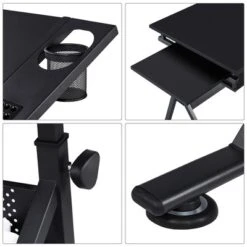 Yaheetech Drafting Table & Stool Set All-in-One Drawing Table -Furniture GUEST f7eb8d4f 4ab6 428a 8d0d 149779368afd