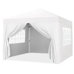 Yaheetech 10x10ft Pop-up Canopy With Sandbags And Wheeled Carry Bag -Furniture GUEST f83bcba8 e81d 43b3 a9d1 dcc2b16894b1