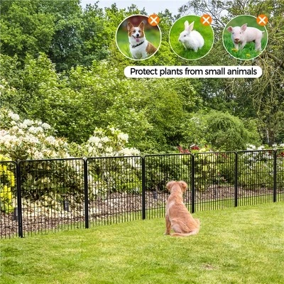 Yaheetech Heavy Duty 16 Panel Pet Playpen Dog Exercise Pen Black 2 Yaheetech Heavy Duty 16 Panel Pet Playpen Dog Exercise Pen Black - Image 2