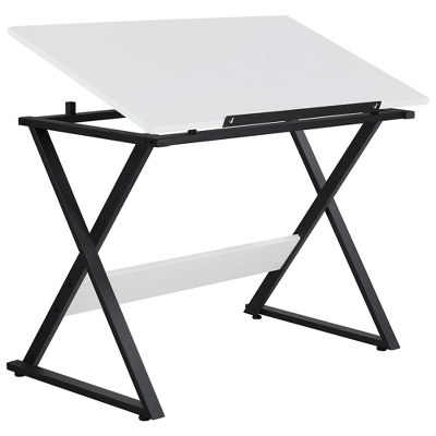 Yaheetech Minimalist Drafting Table For Artists Basic Drawing Deck White 10 Yaheetech Minimalist Drafting Table For Artists Basic Drawing Deck White - Image 10
