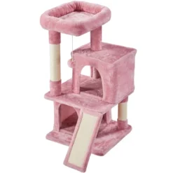 Yaheetech 36"H Cat Tree House With 2 Condos For Small Cats Kittens 11 Yaheetech 36"H Cat Tree House With 2 Condos For Small Cats Kittens -Furniture GUEST fbae2117 4219 46ca 98b3 299702bc256a