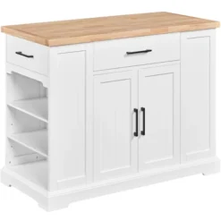 Yaheetech 36″ H Wooden Kitchen Island Modern Storage Cabinet With Drawer -Furniture GUEST ffdd4ef4 3b44 4732 97be 8562a3712cbe
